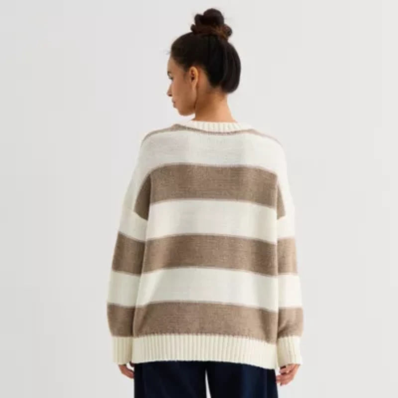 Arizona Juniors Womens Long Sleeve Pullover Sweater