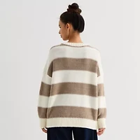 Arizona Juniors Womens Long Sleeve Pullover Sweater