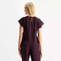 Worthington Petite Womens Perfect Blouse
