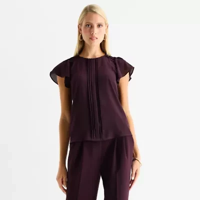 Worthington Petite Womens Perfect Blouse