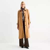 Worthington Womens Midweight Trench Coat