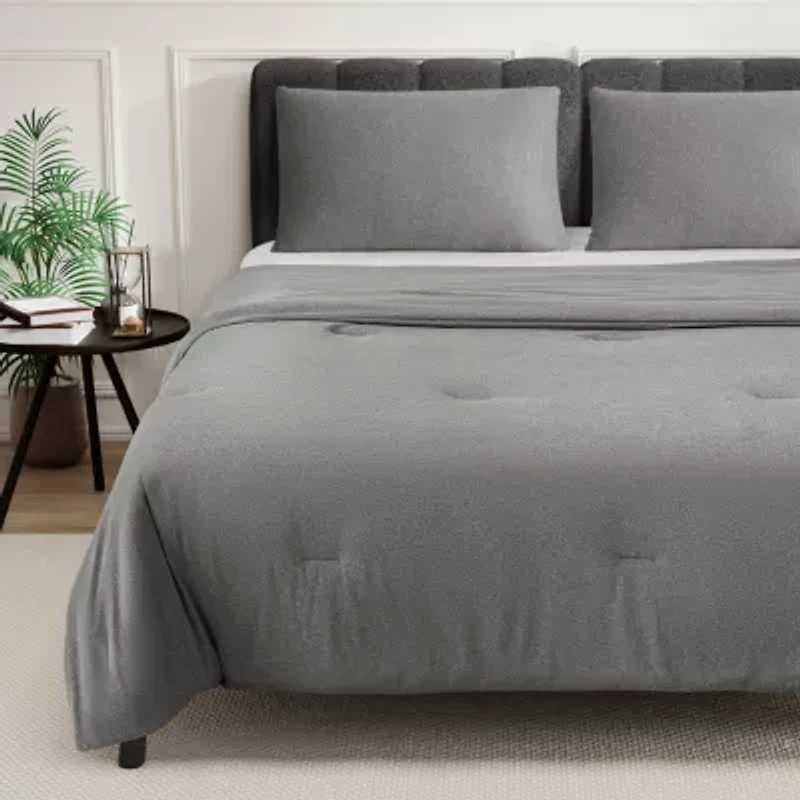 Awesome Home™ Soft Jersey Comforter Set ZZ Top Midweight Reversible Easy Care