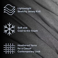 Awesome Home™ Soft Jersey Comforter Set ZZ Top Midweight Reversible Easy Care