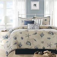 Madison Park Nantucket Coastal 7-pc. Cotton Printed Comforter Set