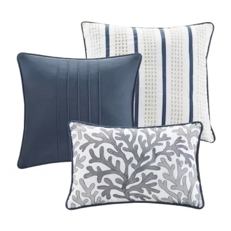 Madison Park Nantucket Coastal 7-pc. Cotton Printed Comforter Set