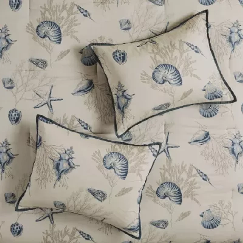 Madison Park Nantucket Coastal 7-pc. Cotton Printed Comforter Set