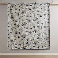 Madison Park Nantucket Coastal Quilt Set With Throw Pillows