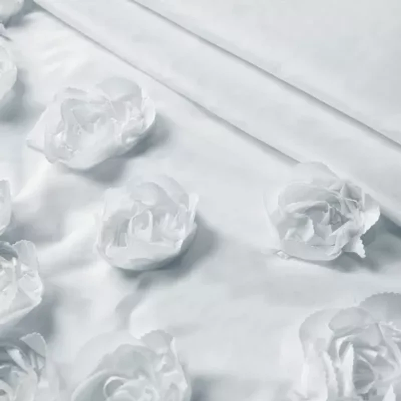 Awesome Home™ Floral Ruffle Shower Curtain