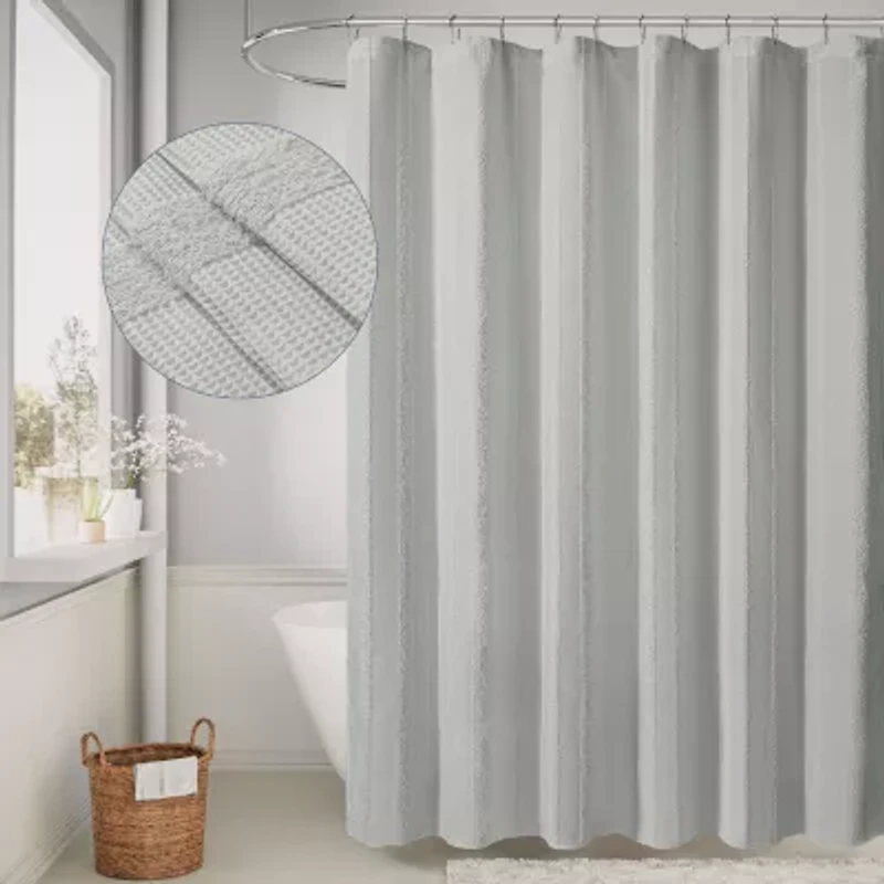 Awesome Home™ Spa Stripe Shower Curtain
