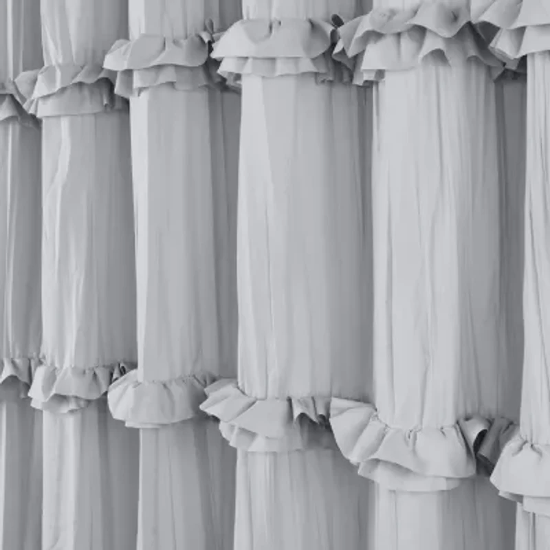 Awesome Home™ Recycled Ruffles And Pleats Shower Curtain
