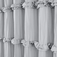 Awesome Home™ Recycled Ruffles And Pleats Shower Curtain