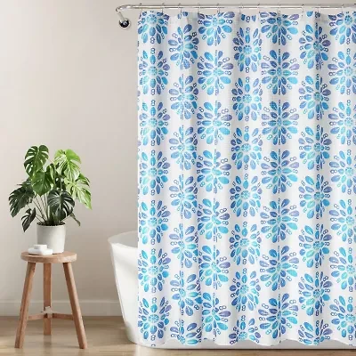Awesome Home™ Boho Floral Dobby Shower Curtain