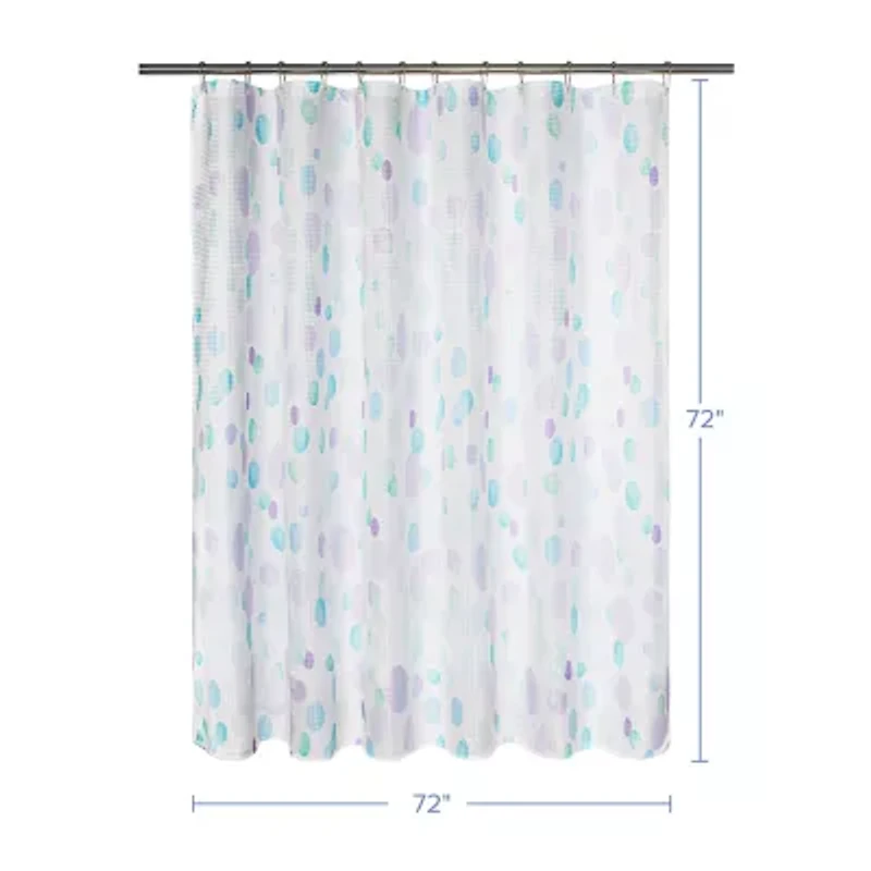 Awesome Home™ Painter Dots Dobby Shower Curtain