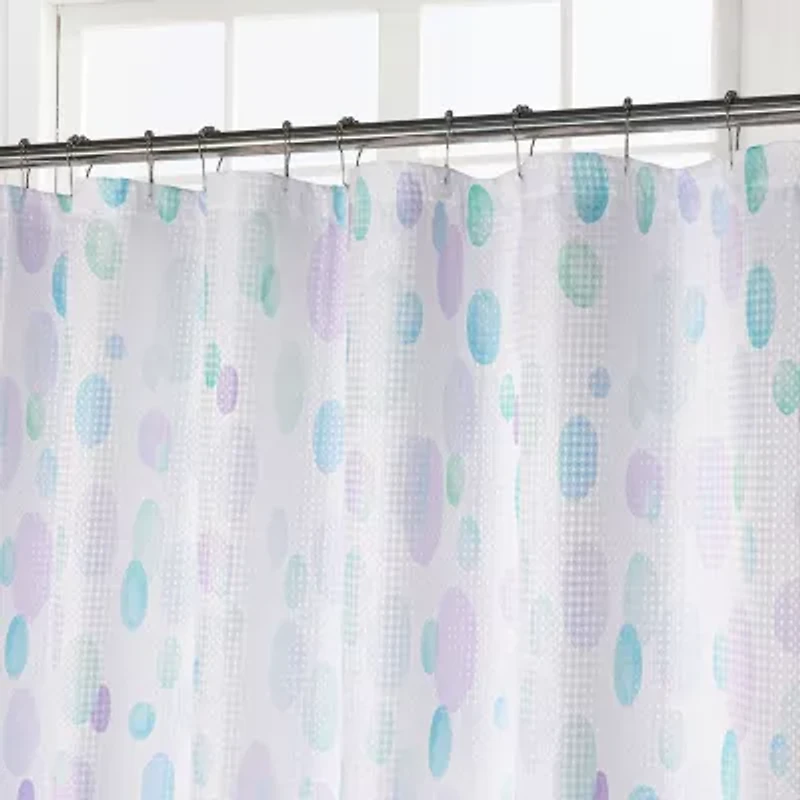 Awesome Home™ Painter Dots Dobby Shower Curtain
