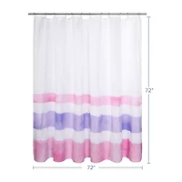 Awesome Home™ Crinkle Stripe  Recycled Shower Curtain