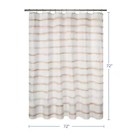 Awesome Home™ Wavy Stripe Recycled Shower Curtain