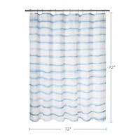 Awesome Home™ Wavy Stripe Recycled Shower Curtain