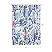 Awesome Home™ Boho Feathers Shower Curtain