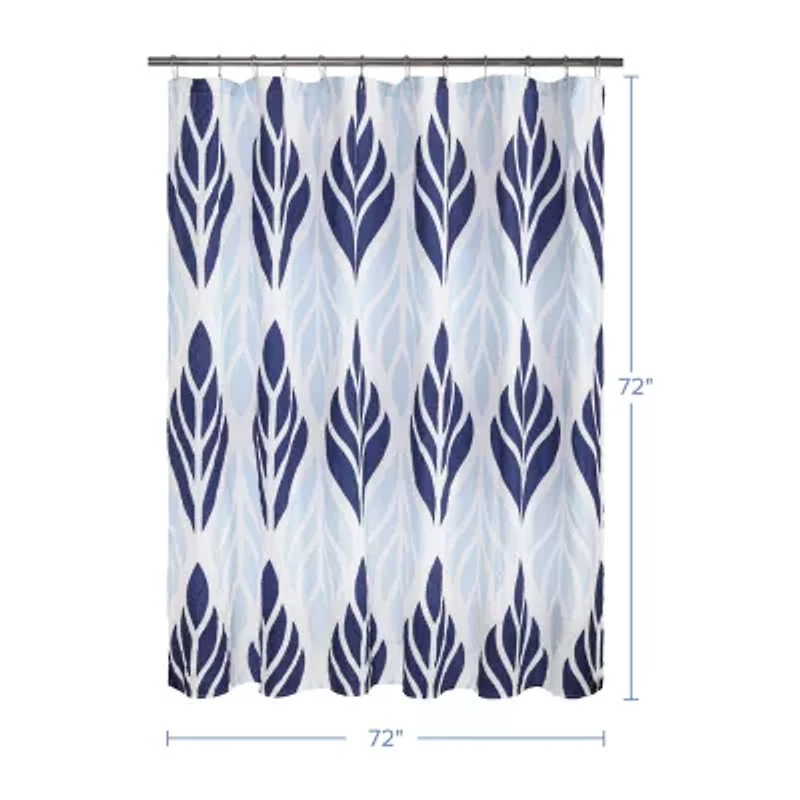 Awesome Home™ Leaf Medallion Recycled Shower Curtain