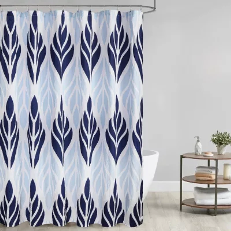 Awesome Home™ Leaf Medallion Recycled Shower Curtain