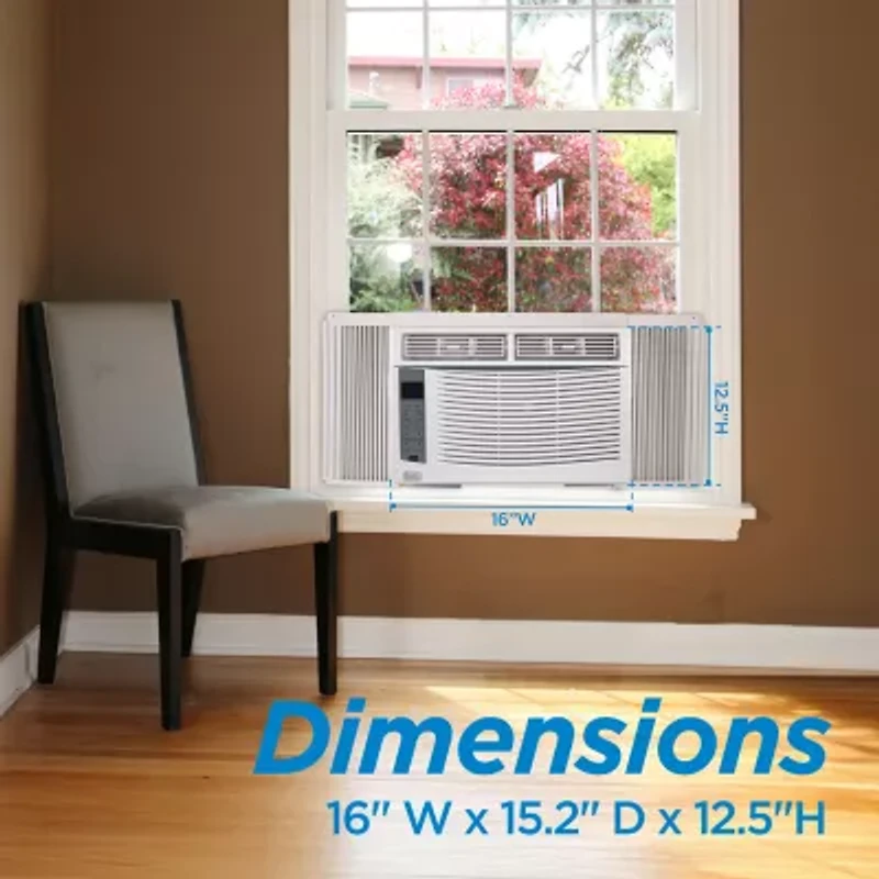 Black+Decker Bwac06Wtb 6000 Btu Window Air Conditioner Cools Up To 250 Square Feet White