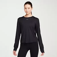 Nike Womens Crew Neck Long Sleeve Quick Dry Active T-Shirt