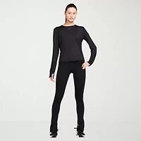 Nike Womens Crew Neck Long Sleeve Quick Dry Active T-Shirt