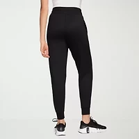 Nike Therma-FIT Womens Drawstring Waist Lightweight Stretch Fabric Cuffed High Rise Fleece Active Jogger Pant