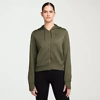 Nike Therma-FIT Womens Long Sleeve Fleece Zipper Active Hoodie