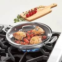 Cuisinart Fusion Stainless Steel 12" Everyday Pan with Lid