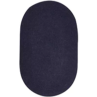 Better Trends Chenille Braid Oval Accent Rug