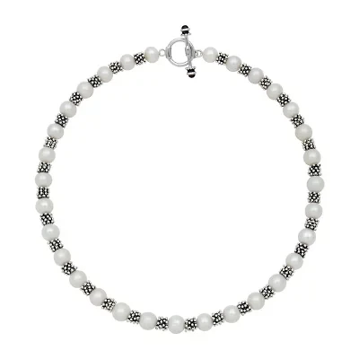 Womens White Strand Necklace