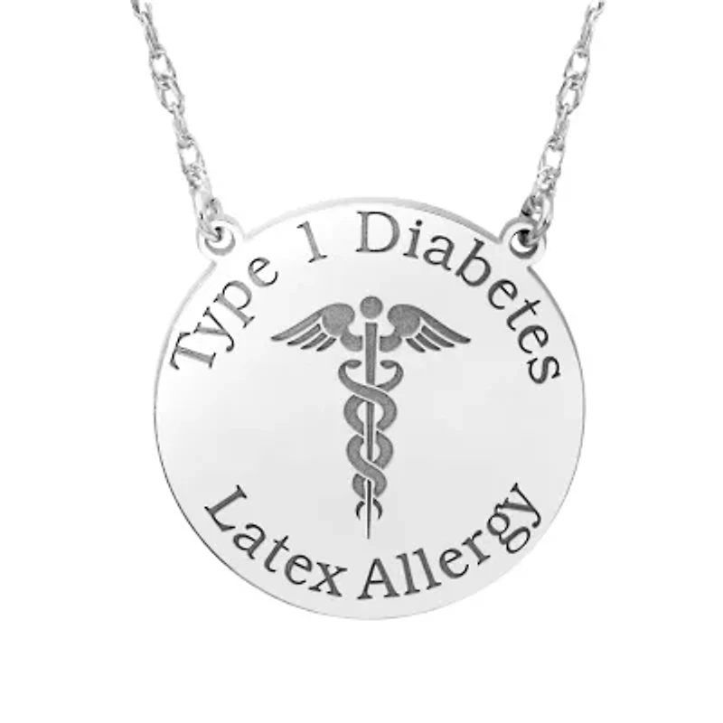 Womens Personalized Gold Pendant Necklace