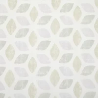 Home Expressions Lisette Geometric Print Rod Pocket Sheer Single Curtain Panel