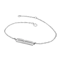 Personalized 7.25 Inch Rope Gold Chain Bracelet