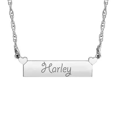 Womens Personalized Gold Pendant Necklace