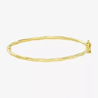 Girls 14K Gold Over Silver Bangle Bracelet