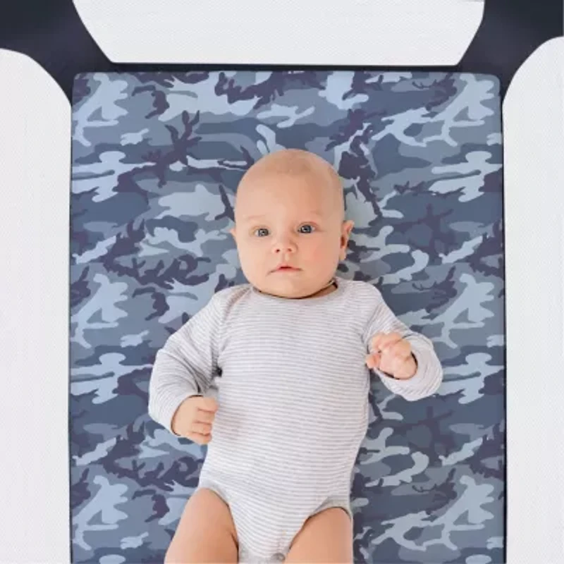 The Peanutshell Camo 2-pc. Playard Sheet