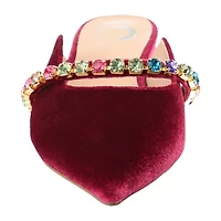 Journee Collection Jewel Womens Pointed Closed Toe Mules