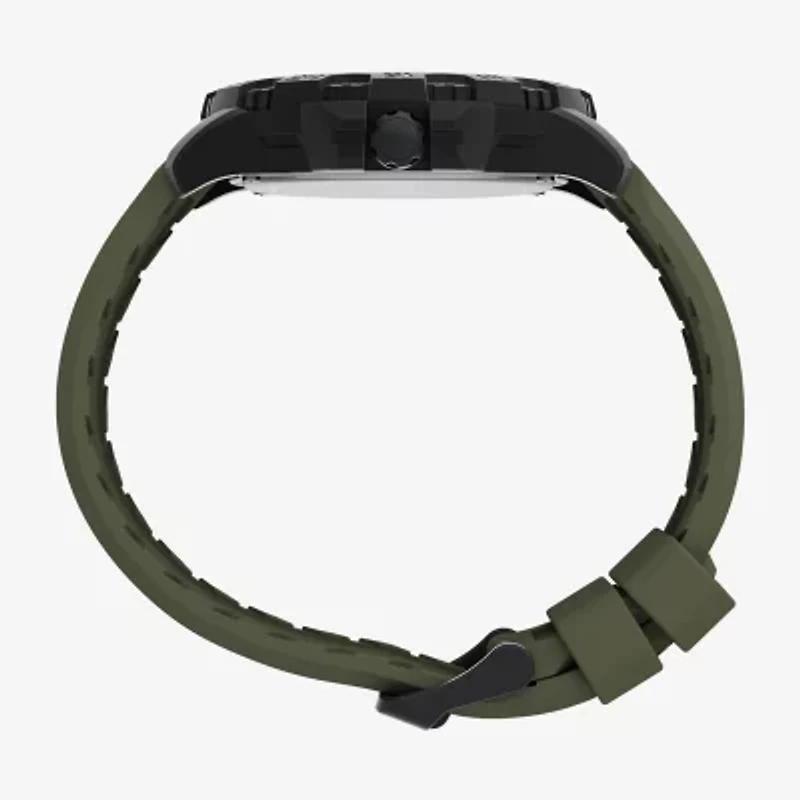 Timex Mens Green Strap Watch Tw4b25400jt