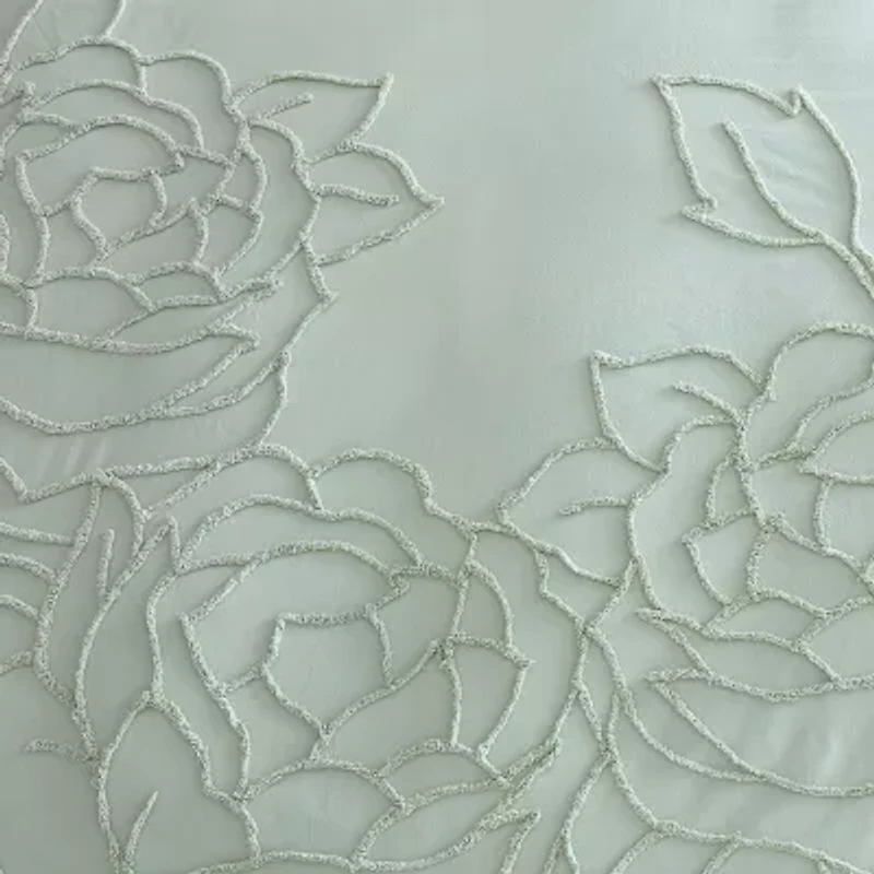 CHF Chenille Rose 3-pc. Midweight Comforter Set