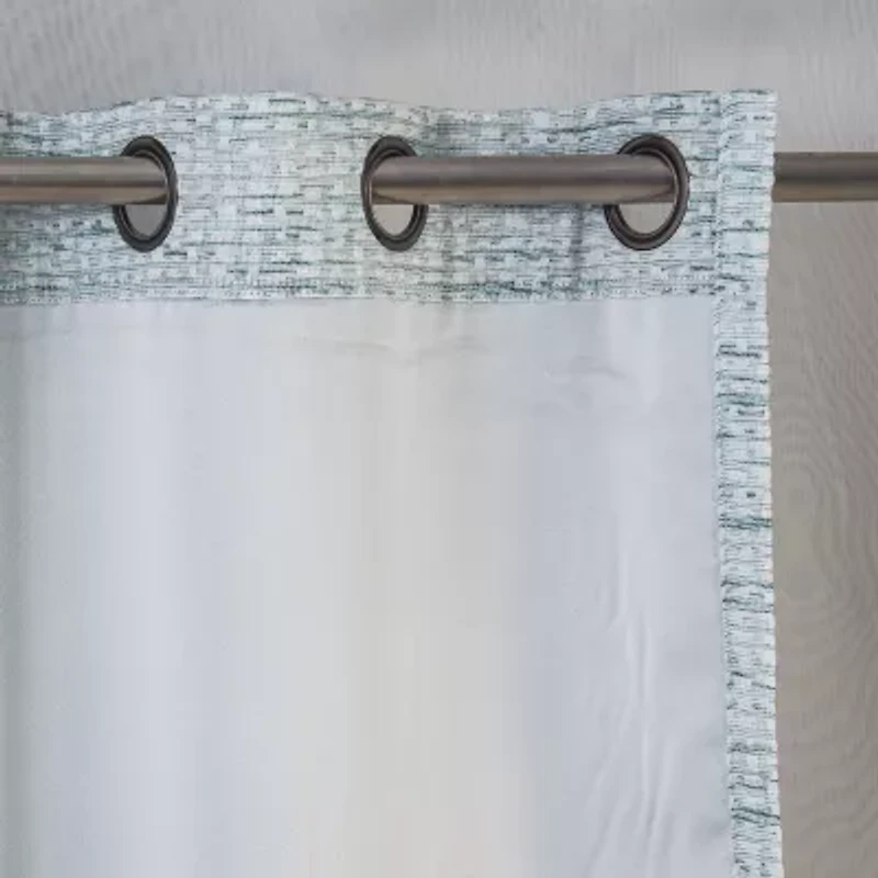 Max Blackout Alexandria Grommet Top Energy Saving 100% Single Curtain Panel
