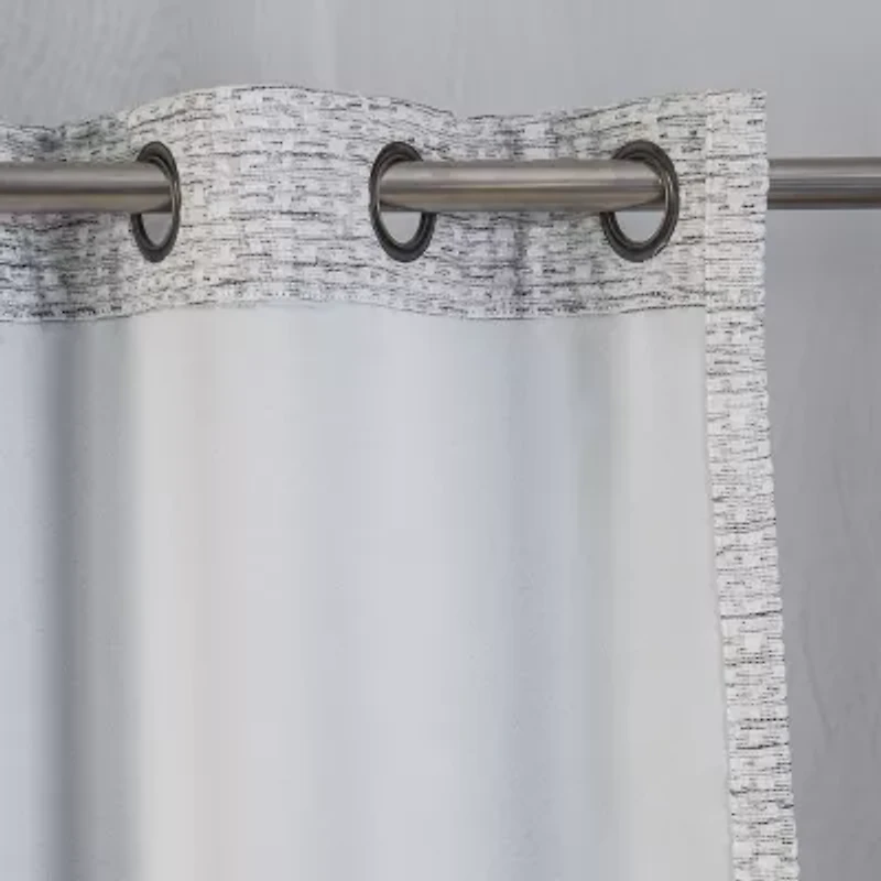 Max Blackout Alexandria Grommet Top Energy Saving 100% Single Curtain Panel