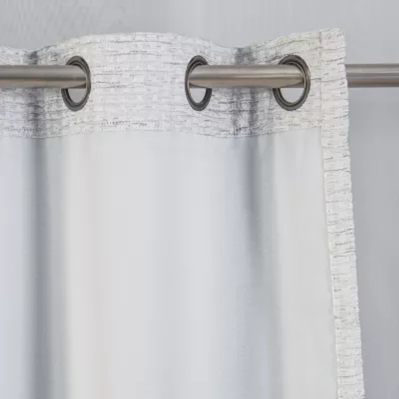 Max Blackout Alexandria Grommet Top Energy Saving 100% Single Curtain Panel