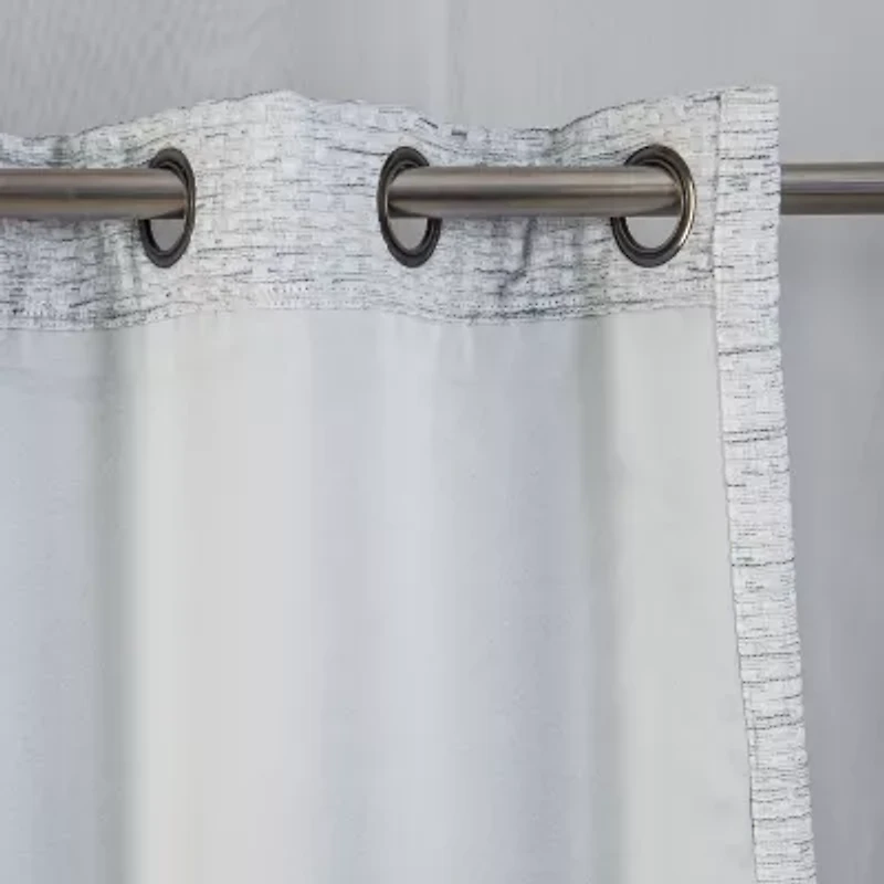 Max Blackout Alexandria Grommet Top Energy Saving 100% Single Curtain Panel