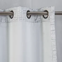 Max Blackout Alexandria Grommet Top Energy Saving 100% Single Curtain Panel