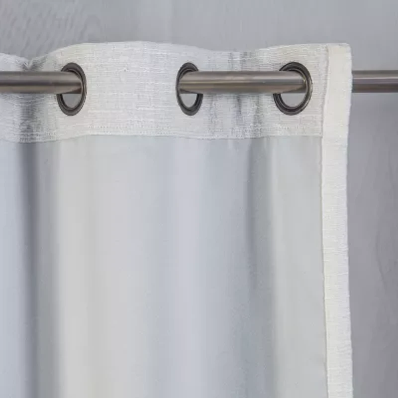 Max Blackout Alexandria Grommet Top Energy Saving 100% Single Curtain Panel