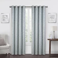 Max Blackout Alexandria Grommet Top Energy Saving 100% Single Curtain Panel