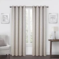 Max Blackout Alexandria Grommet Top Energy Saving 100% Single Curtain Panel