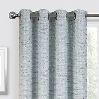 Max Blackout Alexandria Grommet Top Energy Saving 100% Single Curtain Panel